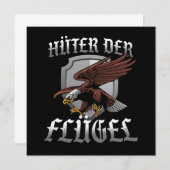 Hter Der Flgel Falkner Falke Greifvogel Falknerei Kaart (Voorkant / Achterkant)