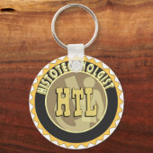 HTL BADGE HISTOTECHNOLOGISCH HISTOLOGISCHE TEKST SLEUTELHANGER (Voorkant)