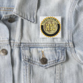 HTL BADGE HISTOTECHNOLOGISCH HISTOLOGISCHE TEKST VIERKANTE BUTTON 5,1 CM (In situ)