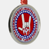 HTL HISTOTECHNOLOGIST SPECIALIST LOGO RUND LAB METALEN ORNAMENT (Rechts)