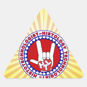 HTL HISTOTECHNOLOGIST SPECIALIST LOGO RUND LAB STICKER