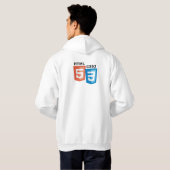 HTML5 CSS3-Logo Hoodie (Achterkant volledig)