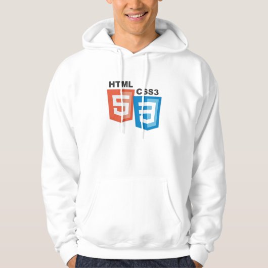 HTML5 CSS3-Logo Hoodie (Voorkant)