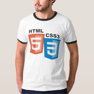 HTML5 CSS3 logo's T-shirt