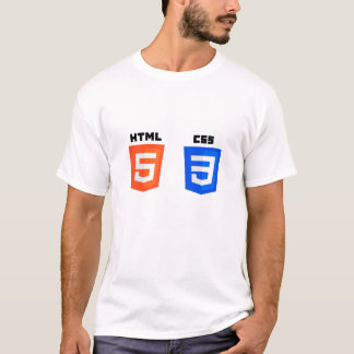 HTML5 en CSS3 Web Developer Design T-shirt