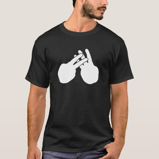 HTML5 Gang Sign - WHITE T-shirt (Voorkant)