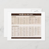 HTML5 Labels op papier Briefkaart (Voorkant / Achterkant)