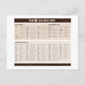 HTML5 Labels op papier Briefkaart (Voorkant)