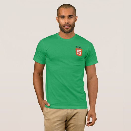 HTML5 Logo T-shirt (Voorkant volledig)