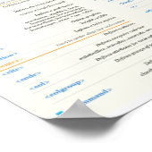 HTML5 Poster van het blad Cheat (Hoek)