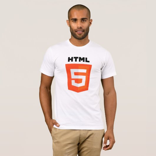 HTML5 T-shirt (Voorkant volledig)