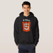 HTML 5-Logo Officiële W3 W3C Hoodie (Voorkant volledig)