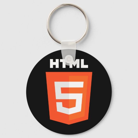 HTML 5-Logo Sleutelhanger (Voorkant)