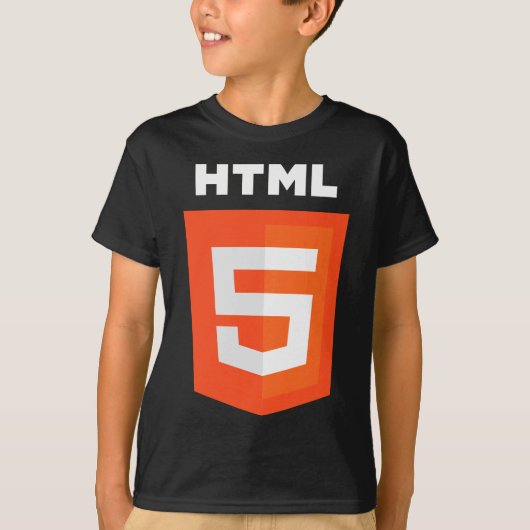 HTML 5-Logo T-shirt (Voorkant)