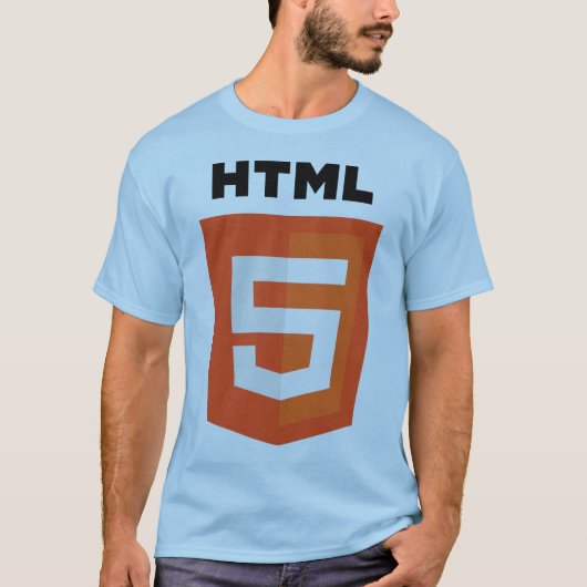 HTML 5-logo T-shirt (Voorkant)