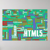 HTML 5 of HTML5 Poster (Voorkant)