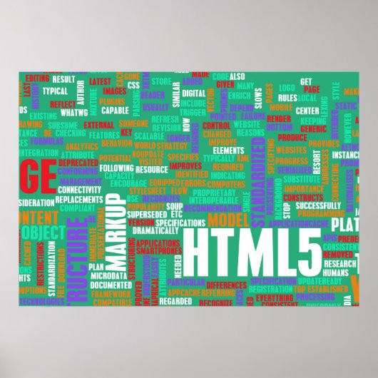 HTML 5 of HTML5 Poster (Voorkant)