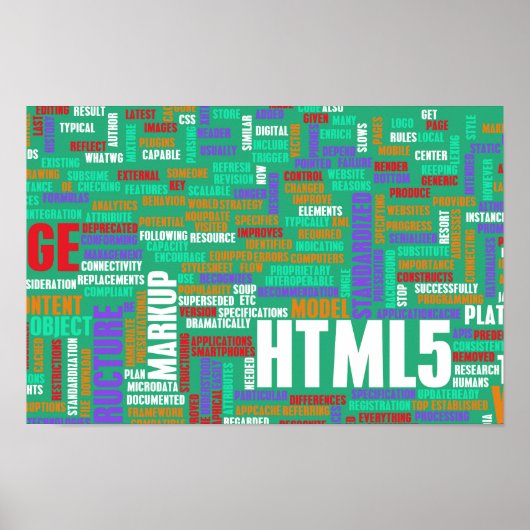 HTML 5 of HTML5 Poster (Voorkant)