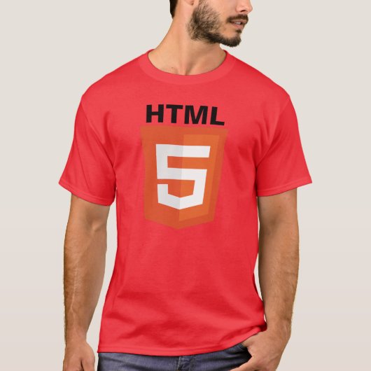 HTML 5 T-shirt (Voorkant)