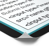 HTML Cheat Sheet Posters (Hoek)