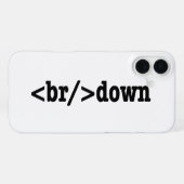HTML-code defect iPhone Hoesje (Achterkant horizontaal)