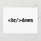 HTML-code uitsplitsing Briefkaart (Voorkant)