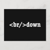 HTML-code uitsplitsing Briefkaart (Voorkant)