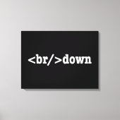 HTML-code uitsplitsing Canvas Afdruk (Voorkant)