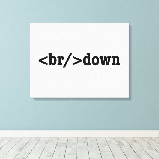 HTML-code uitsplitsing Canvas Afdruk (Insitu (Houten vloer))