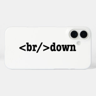 HTML-code uitsplitsing iPhone 16 Plus Hoesje