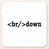 HTML-code uitsplitsing Kartonnen Onderzetters (Voorkant)