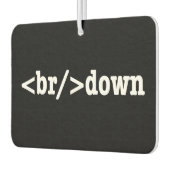 HTML-code uitsplitsing Luchtverfrisser (Links)