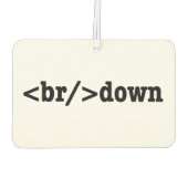 HTML-code uitsplitsing Luchtverfrisser (Achterkant)