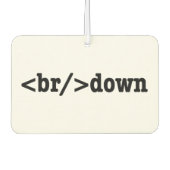 HTML-code uitsplitsing Luchtverfrisser (Voorkant)