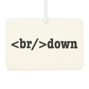 HTML-code uitsplitsing Luchtverfrisser