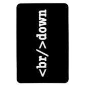 HTML-code uitsplitsing Magneet (Verticaal)