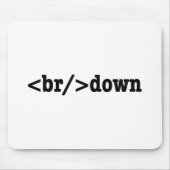 HTML-code uitsplitsing Muismat (Voorkant)