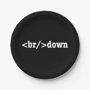 HTML-code uitsplitsing Papieren Bordje