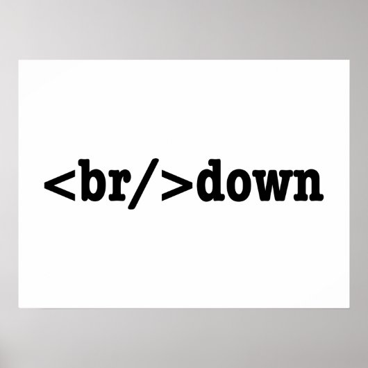 HTML-code uitsplitsing Poster (Voorkant)