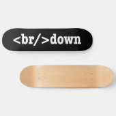 HTML-code uitsplitsing Skateboard (Horizontaal)