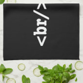 HTML-code uitsplitsing Theedoek (Gevouwen)