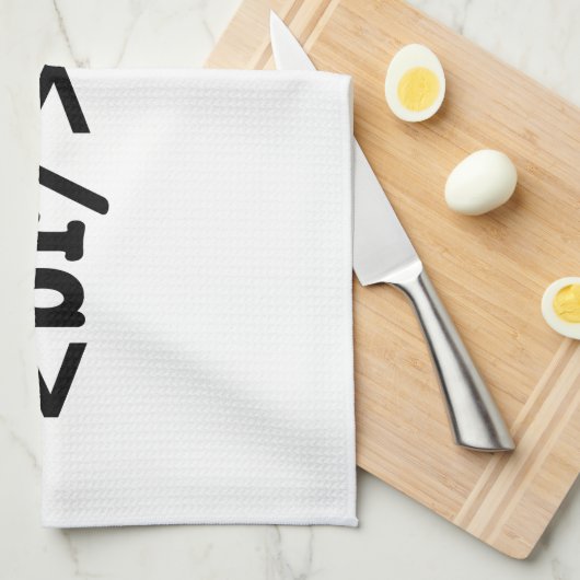 HTML-code uitsplitsing Theedoek (Quarter Fold)