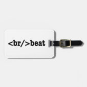 HTML-code voor breekversla Bagagelabel (Voorkant horizontaal)