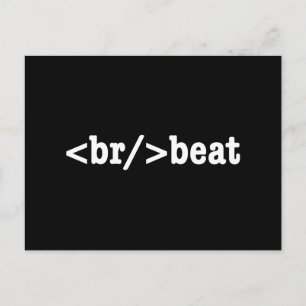HTML-code voor breekversla Briefkaart