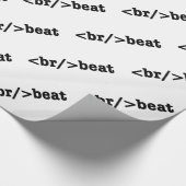 HTML-code voor breekversla Cadeaupapier (Hoek)