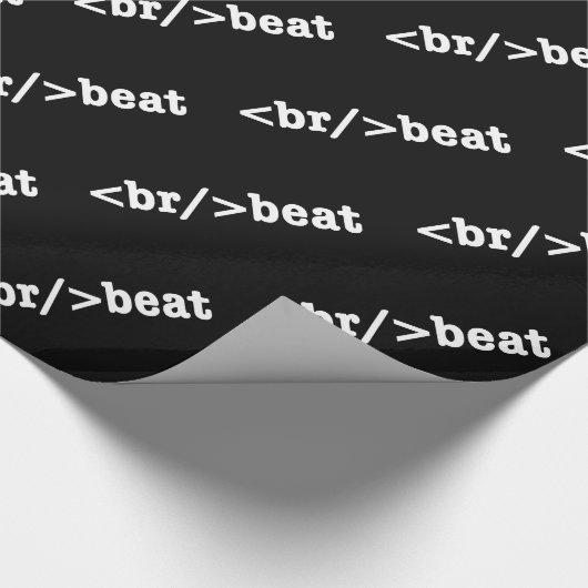 HTML-code voor breekversla Cadeaupapier (Hoek)