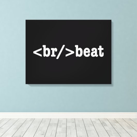 HTML-code voor breekversla Canvas Afdruk (Insitu (Houten vloer))