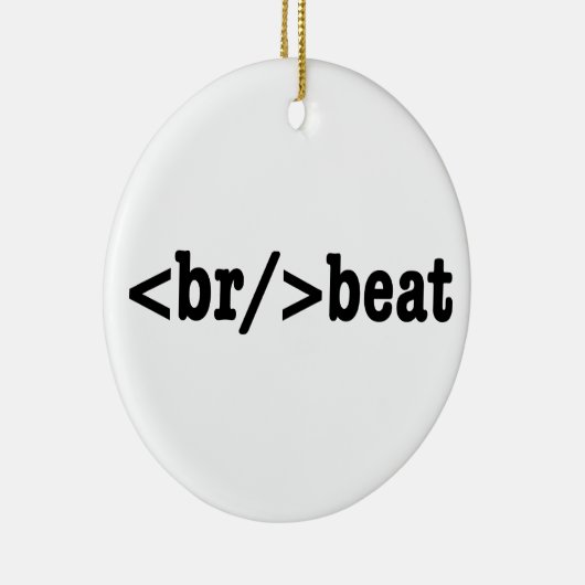 HTML-code voor breekversla Keramisch Ornament (Rechts)