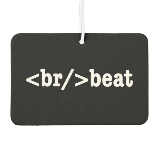 HTML-code voor breekversla Luchtverfrisser (Voorkant)