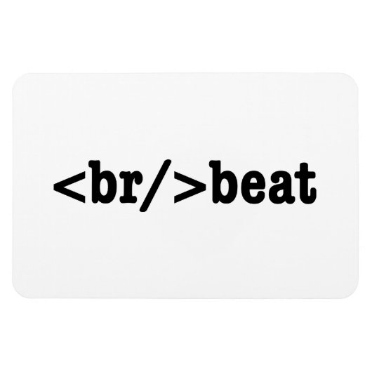 HTML-code voor breekversla Magneet (Horizontaal)